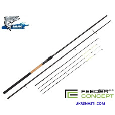 Удилище фидерное Salmo Feeder Concept Distance 100 длина 3,9м тест 40-100гр